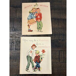 Vintage Christmas Cards Never Written In